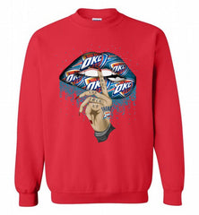 Oklahoma City Thunder Lip Shut The Fuck Up Crewneck Sweatshirt - zezetee
