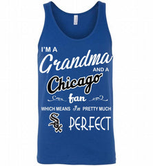 I'M A Grandma And A Chicago White Sox Fans Gift Tank - zezetee