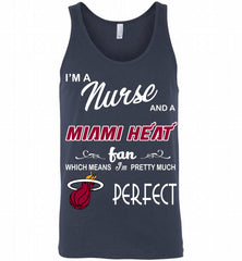 I'M A Nurse And A Miami Heat Fans Perfect Tank - zezetee