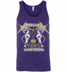 Metallica Vegas Golden Knights Logo Tank - zezetee