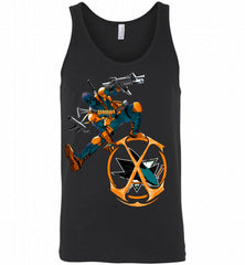 Deadpool Fan Love San Jose Sharks Awesome Tank - zezetee