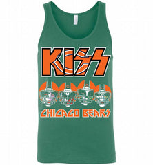Kiss Chicago Bears Logo Tank - zezetee