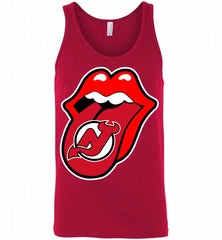 New Jersey Devils  x The Rolling Stones Logo Tank - zezetee
