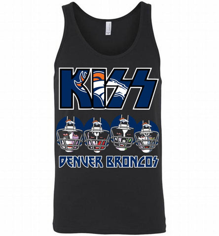 Kiss Denver Broncos Logo Tank - zezetee