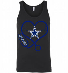 Nurse Heartbeat Dallas Cowboys Tank