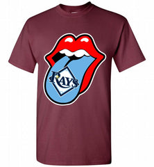 Tampa Bay Rays  x The Rolling Stones Logo Shirt - zezetee