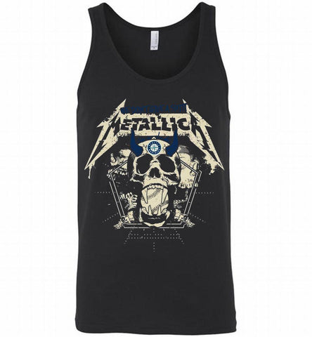 Metallica We Don't Give A Shit Seattle Mariners Tank - zezetee