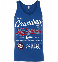 I'M A Grandma And A Washington Nationals Fans Gift Tank - zezetee