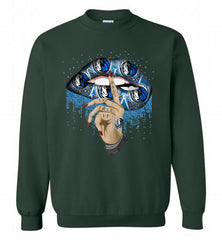 Dallas Mavericks Lip Shut The Fuck Up Crewneck Sweatshirt - zezetee