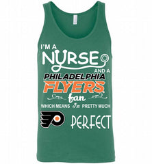 I'M A Nurse And A Philadelphia Flyers Fans Gift Tank - zezetee