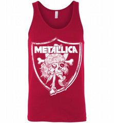 Oakland Raiders Metallica Mashup Tank - zezetee
