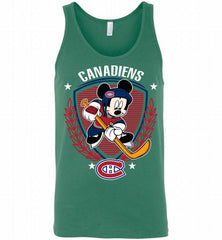 NHL Hockey Mickey Mouse Montreal  Canadiens Disney Tank - zezetee