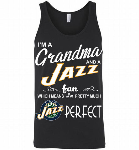 I'M A Grandma And A Utah Jazz Fans Perfect Tank - zezetee