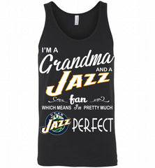 I'M A Grandma And A Utah Jazz Fans Perfect Tank - zezetee