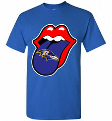 Baltimore Ravens  x The Rolling Stones Logo Shirt - zezetee