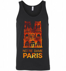 Notre Dame De Paris Cathedral Shirt Tank