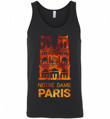 Notre Dame De Paris Cathedral Shirt Tank - zezetee