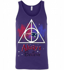New England Patriots Always Believe Harry Potter Tank - zezetee