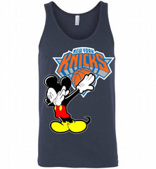 Disney Mickey Mouse Dabbing New York Knicks Tank - zezetee
