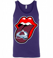 Colorado Avalanche  x The Rolling Stones Logo Tank - zezetee