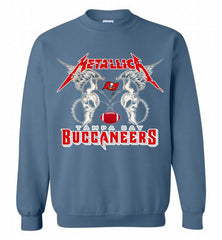Metallica Tampa Bay Buccaneers Logo Crewneck Sweatshirt - zezetee