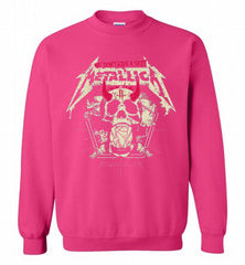 Metallica We Don't Give A Shit Houston Rockets Crewneck Sweatshirt - zezetee