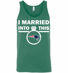 I MARRIED INTO THIS NFL New England Patriots Fans Gift Tank - zezetee