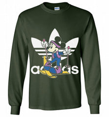 ADIDAS SKI MINNIE MOUSE DISNEY SPORTS Gildan Long Shirt - zezetee