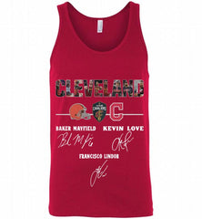 CLEVELAND BAKER MAYFIELD KEVIN LOVE FRANCISCO LINDOR Tank - zezetee