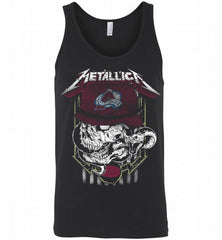 Metallica Skull Snake Colorado Avalanche Tank - zezetee