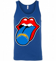 Los Angeles Chargers  x The Rolling Stones Logo Tank - zezetee