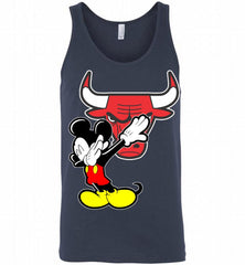 Disney Mickey Mouse Dabbing Chicago Bulls Tank - zezetee