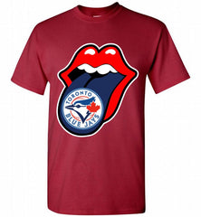 Toronto Blue Jays  x The Rolling Stones Logo Shirt - zezetee