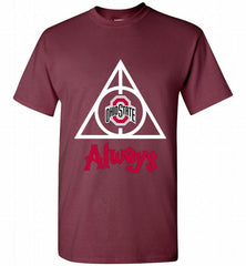 OHIO STATE BUCKEYES DEATHLY HALLOWS ALWAYS GIFT Shirt - zezetee