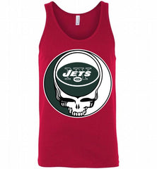 New York Jets Grateful Dead Logo Band Tank - zezetee
