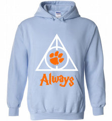 CLEMSON TIGERS UNIVERSITY PAW DEATHLY HALLOWS ALWAYS GIFT Hoodie - zezetee