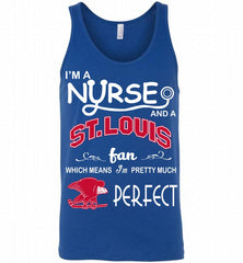 I'M A Nurse And A St Louis Eagles Fans Gift Tank - zezetee