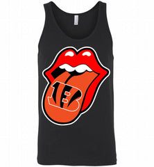 Cincinnati Bengals  x The Rolling Stones Logo Tank - zezetee