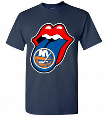 New York Islanders  x The Rolling Stones Logo Shirt - zezetee