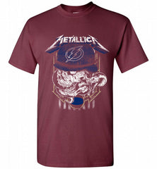 Metallica Skull Snake Tampa Bay Lightning Shirt - zezetee