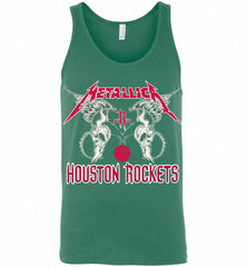 Metallica Houston Rockets Logo Tank - zezetee