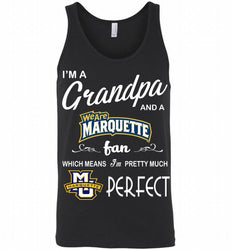 I'M A Grandpa And A Marquette Golden Eagles Fan Tank
