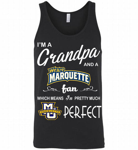 I'M A Grandpa And A Marquette Golden Eagles Fan Tank - zezetee