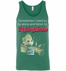Sometimes Groot Need To Be Alone And Listen To The Rolling Stones Tank - zezetee