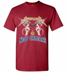 Metallica New Orleans Pelicans Logo Shirt - zezetee
