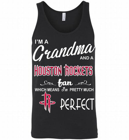 I'M A Grandma And A Houston Rockets Fans Perfect Tank - zezetee