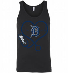 Nurse Heartbeat Detroit Tigers Tank