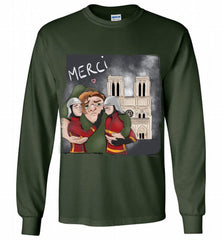 The Hunchback of Notre Dame Firefighter Paris Gildan Long Shirt - zezetee
