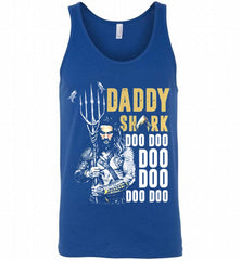 AQUAMAN DADDY SHARK DOO DOO DOO DOO DOO Tank - zezetee