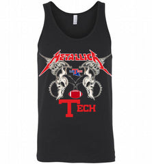 Metallica Louisiana Tech Bulldogs Logo Tank - zezetee